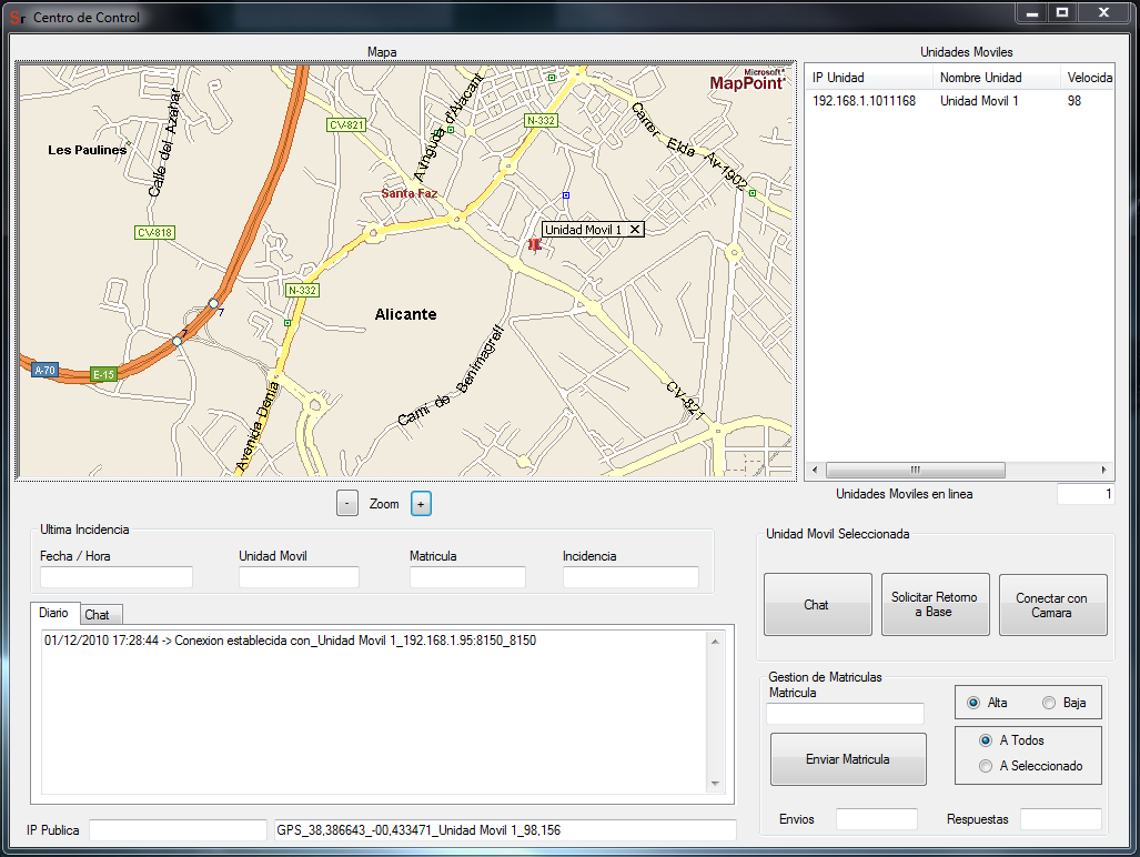 Actualización de bases de datos y listas de matrículas